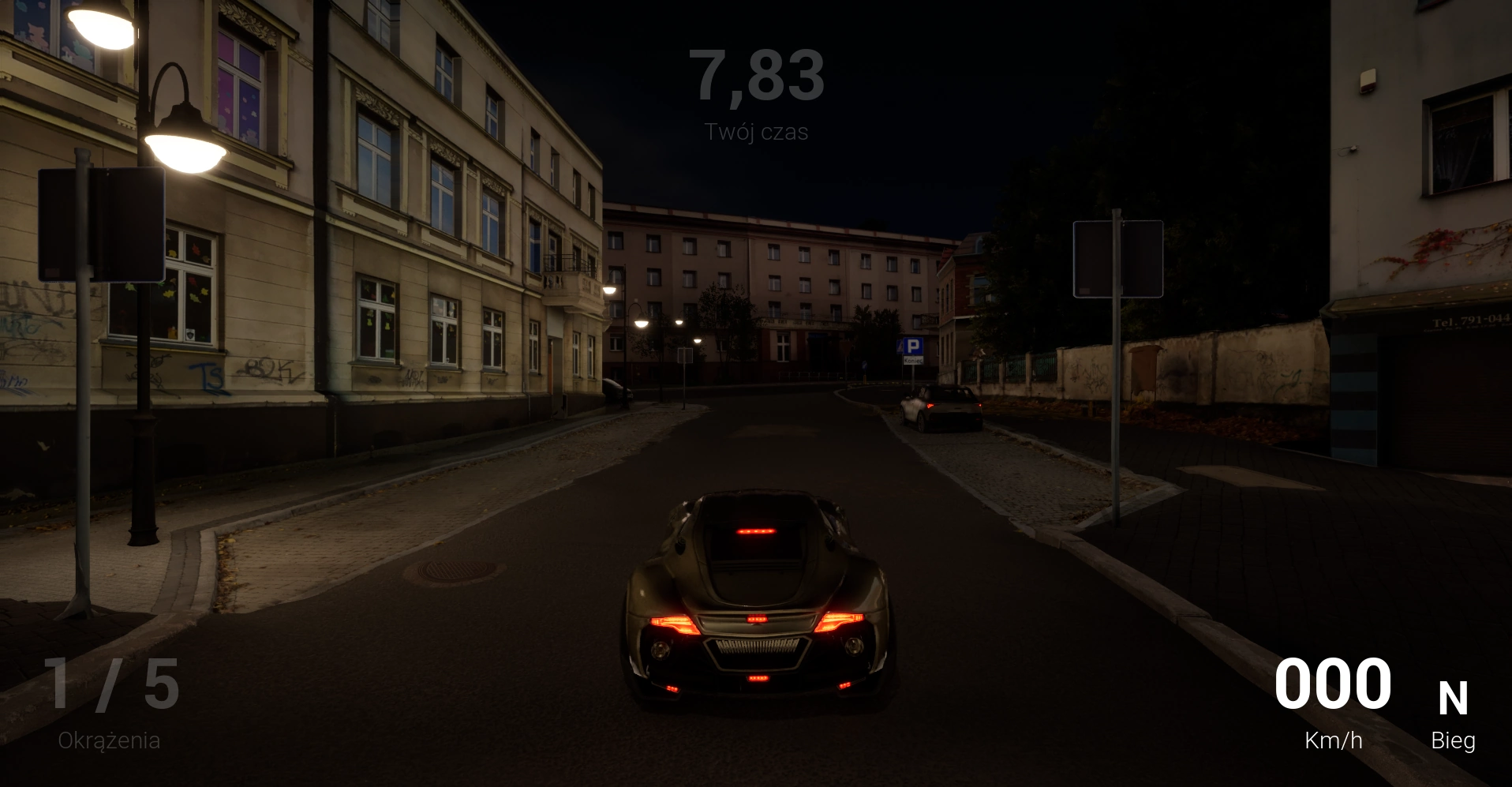 Kadr z gry Tajemnice Trzebini - Drift