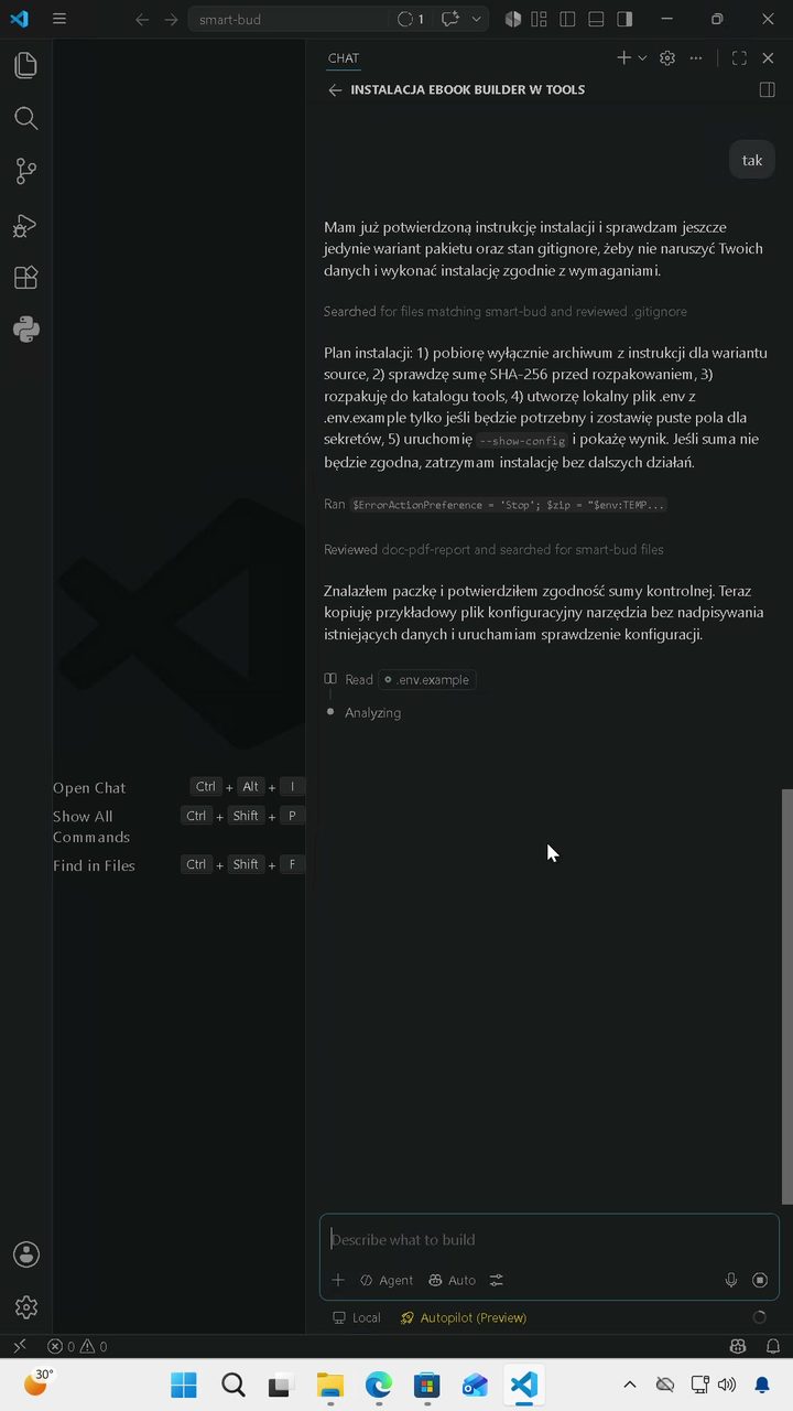Plan instalacji z weryfikacją integralności paczki